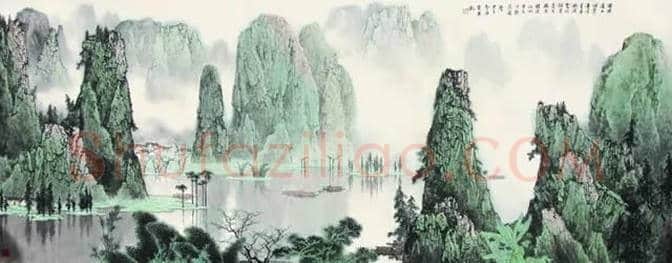 白雪石绘画作品《桂林山水》欣赏(100幅) | 书画文摘