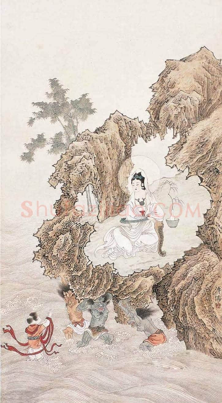 溥儒笔下的观音,亦是对母亲感情的寄托 | 书画文摘