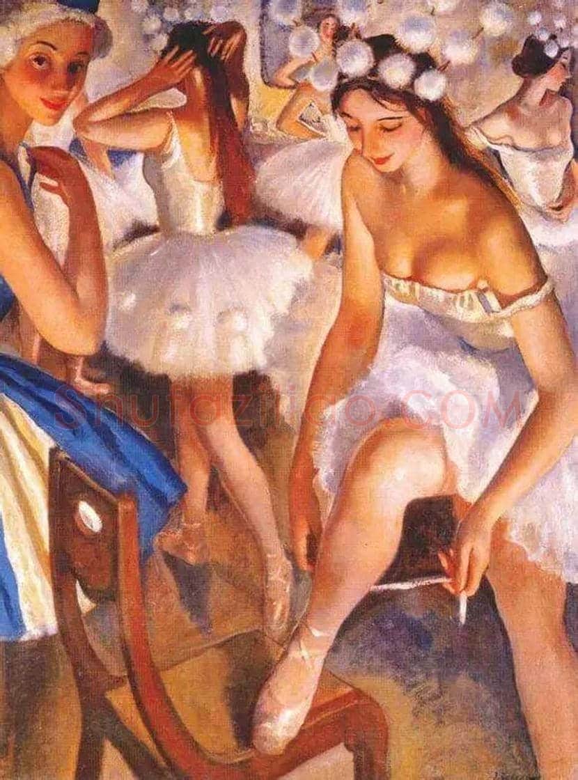 她是俄罗斯首位女画家,人美画更美! | 书画科普