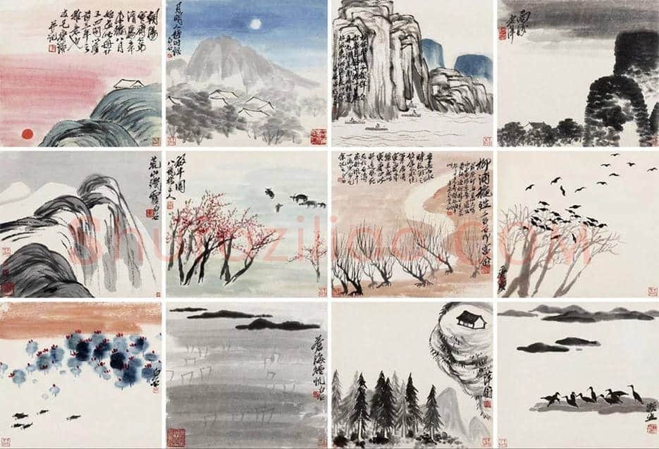 齐白石山水画成交价格Top20 | 书画资料