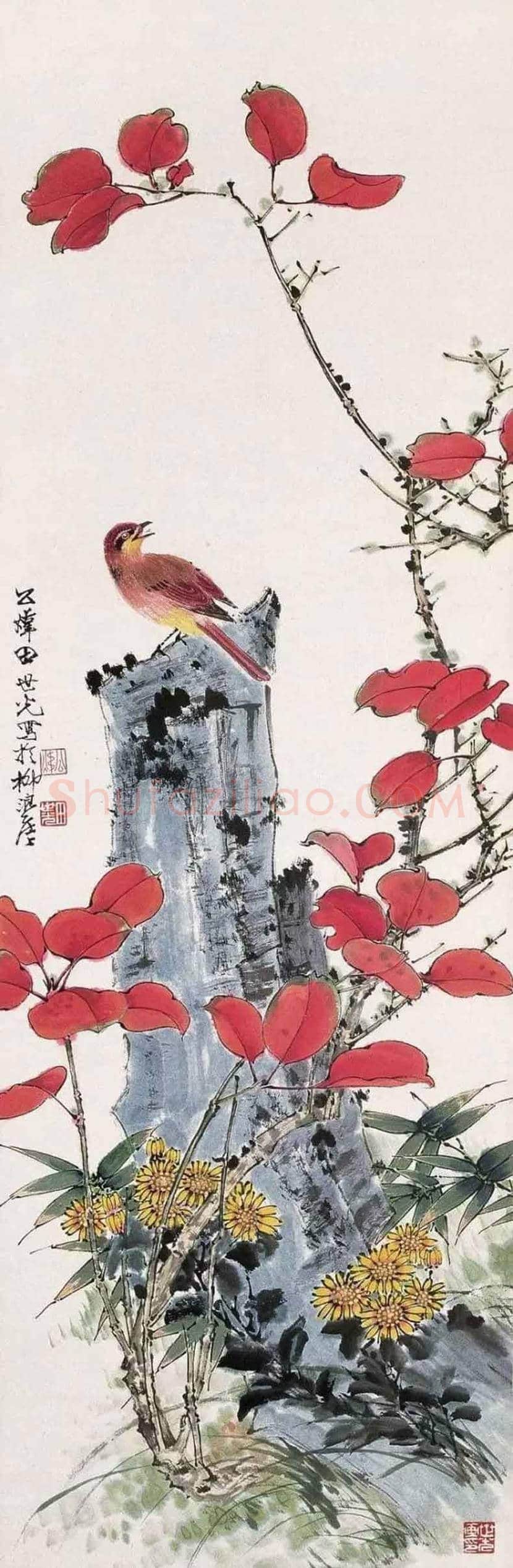 田世光花鸟画作品欣赏 | 书画科普
