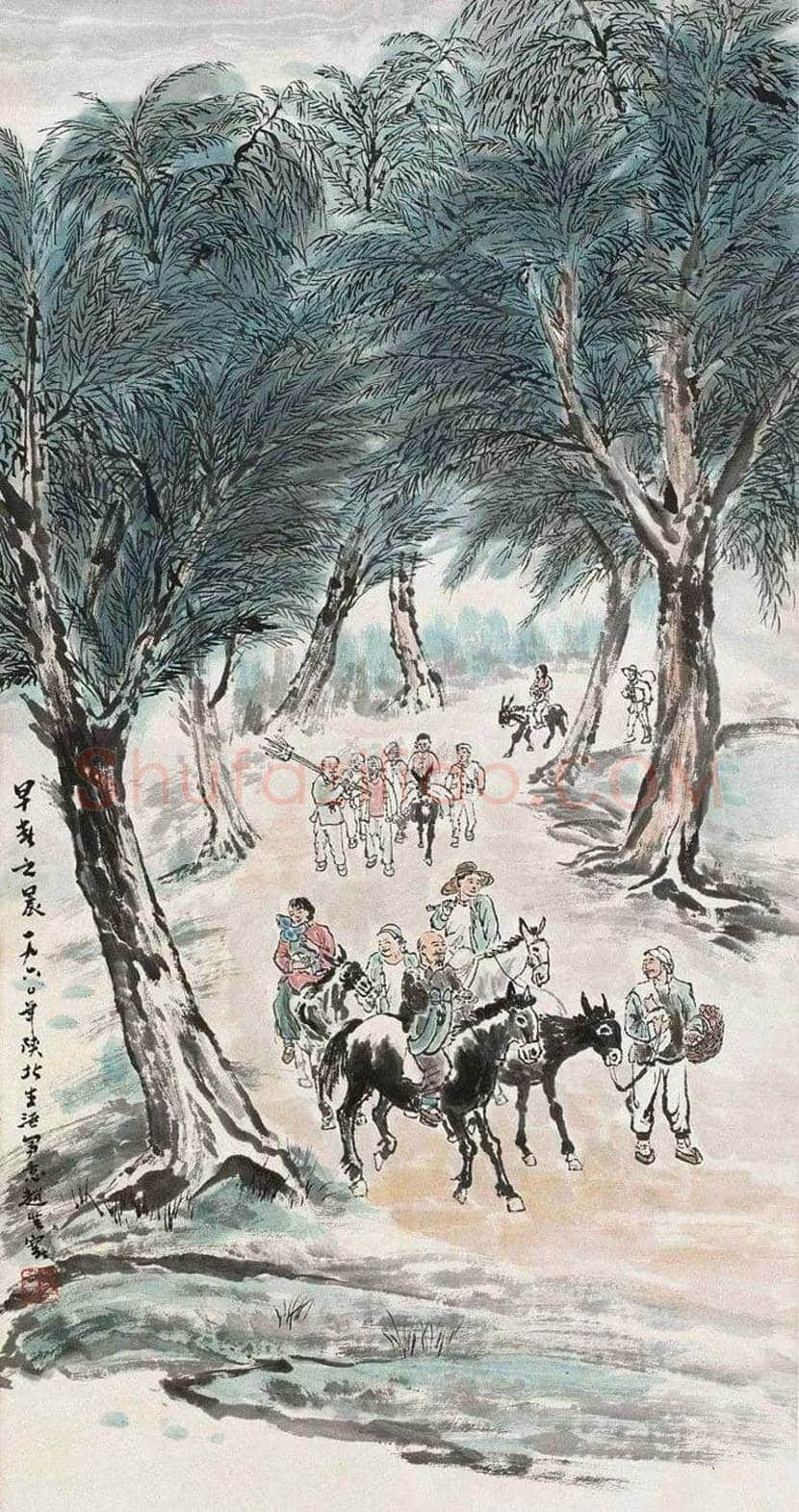 赵望云国画作品欣赏 | 书画常识