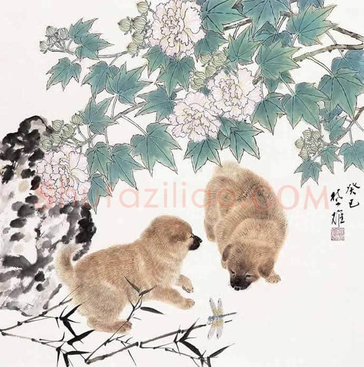 方楚雄工笔动物欣赏,很有乡土气息 | 书画资料
