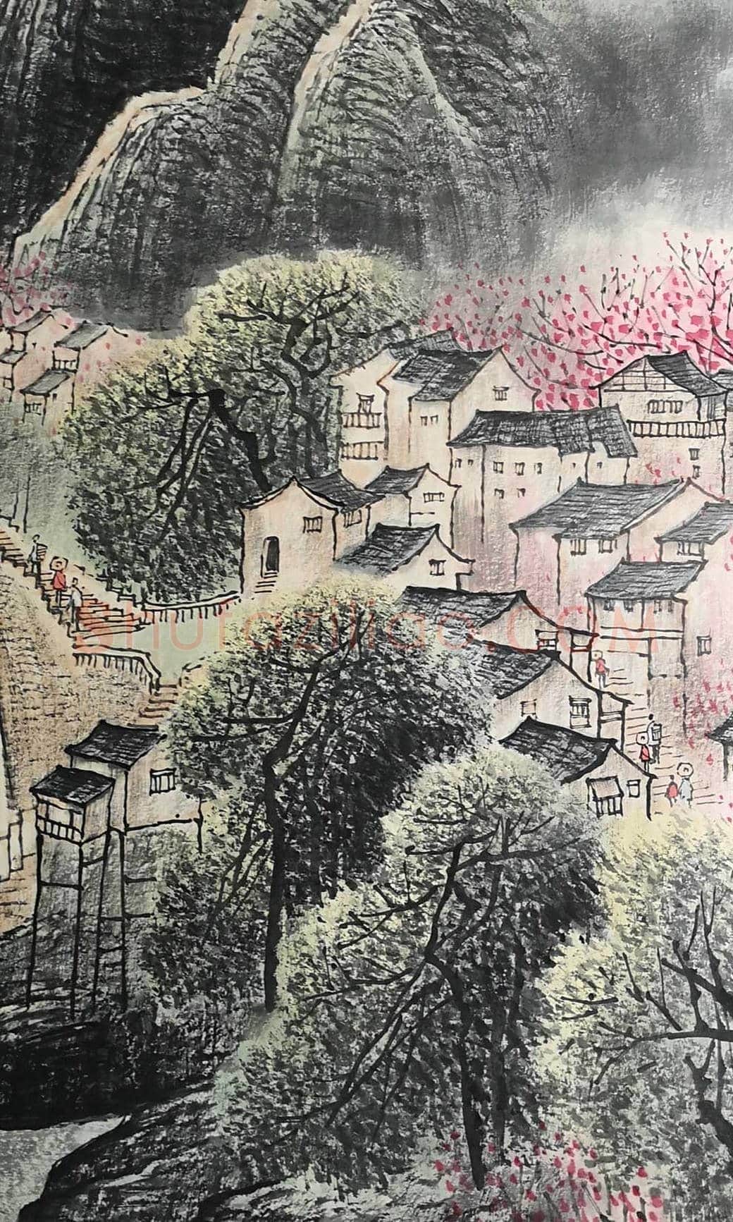 李可染丈二《漓江》，堪称旷世经典 | 国画欣赏