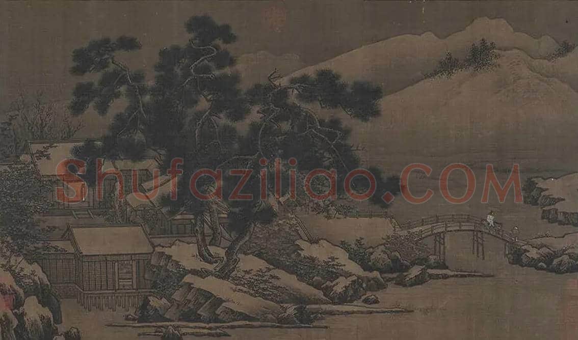 刘松年《四景山水图》欣赏 | 书画常识