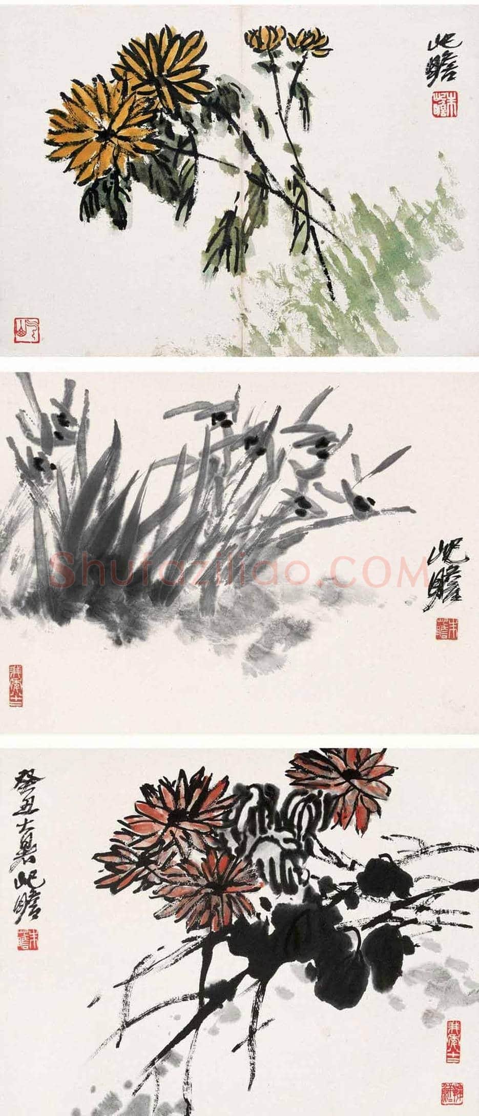 朱屺瞻国画作品欣赏 | 书画科普