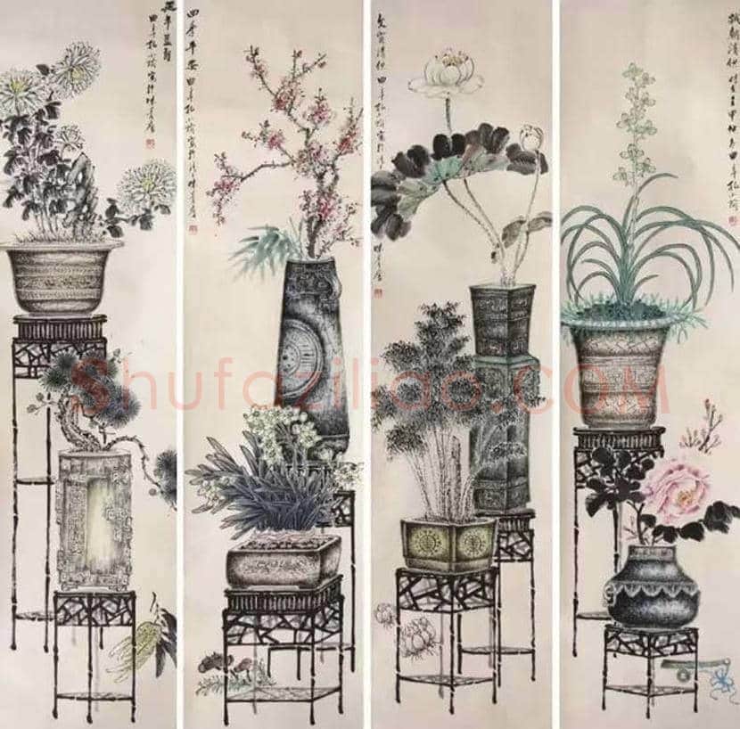 孔小瑜博古画欣赏 | 书画百科