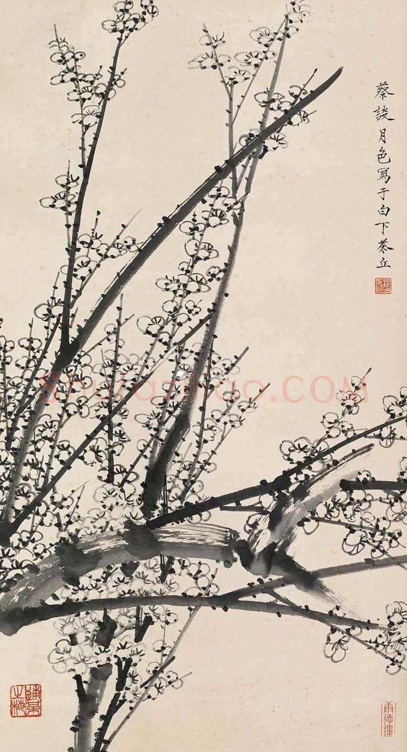 谈月色字画作品欣赏 | 书画知识