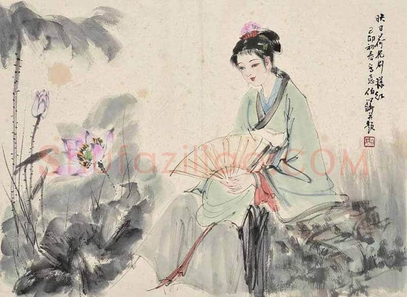 白伯骅笔下的美女 | 书画科普