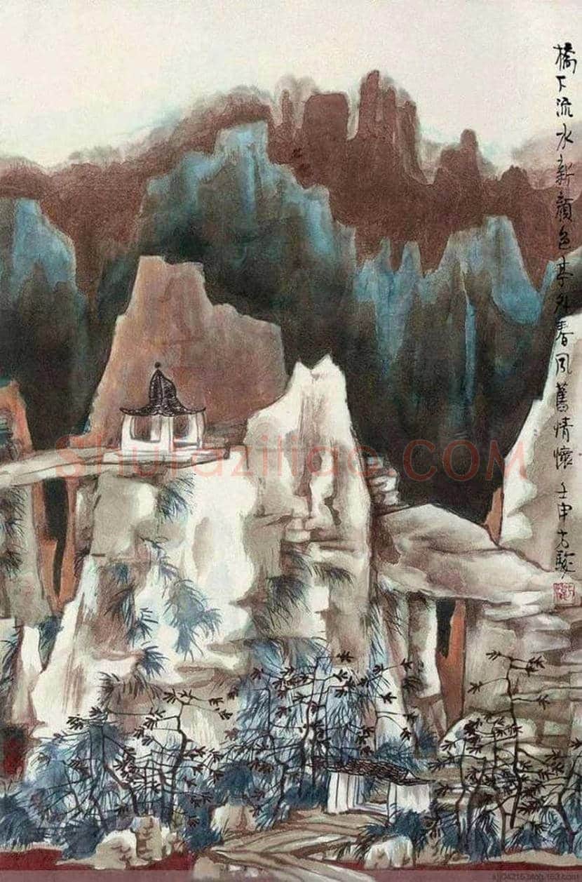 方骏山水画作品欣赏 | 书画常识