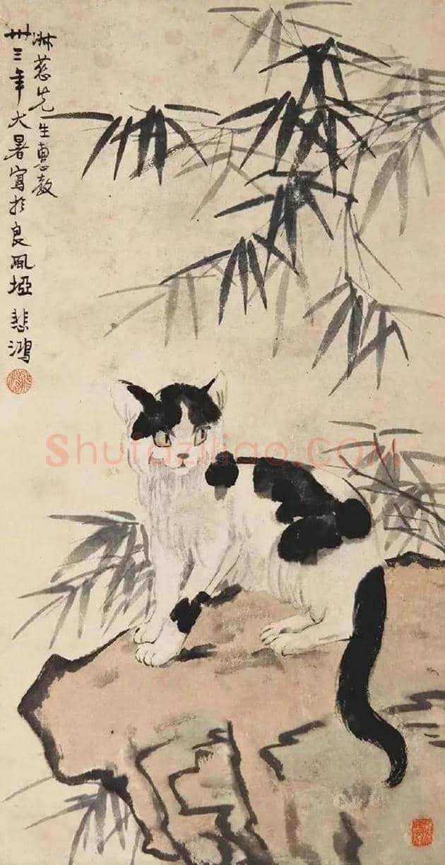 徐悲鸿笔下的46幅家畜图,形象生动 | 书画文摘