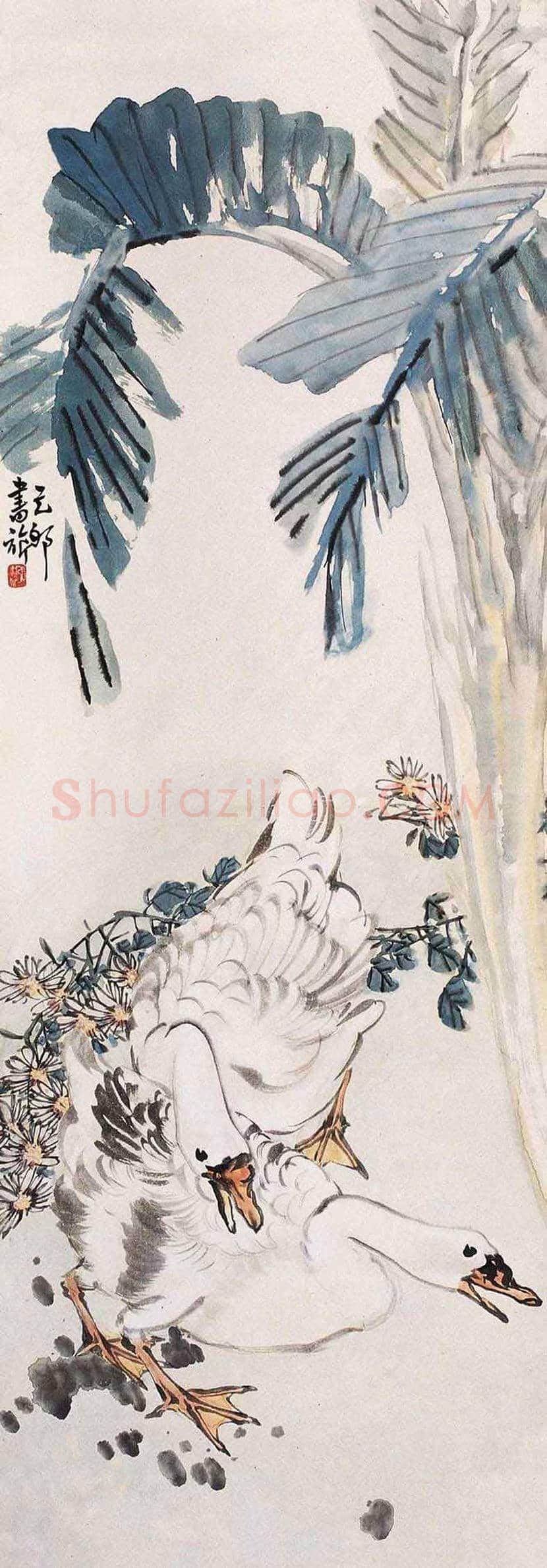 张书旂花鸟画作品欣赏 | 书画讲解