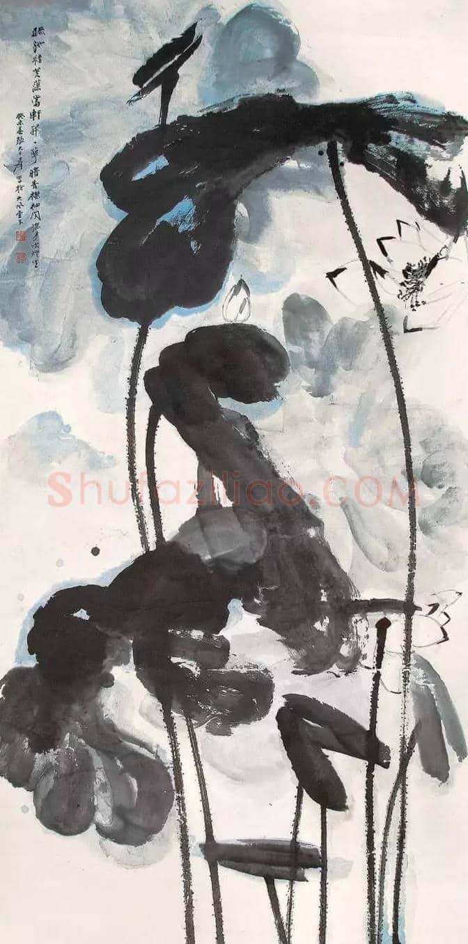 国画大师张大千的百荷图欣赏！ | 书画文摘