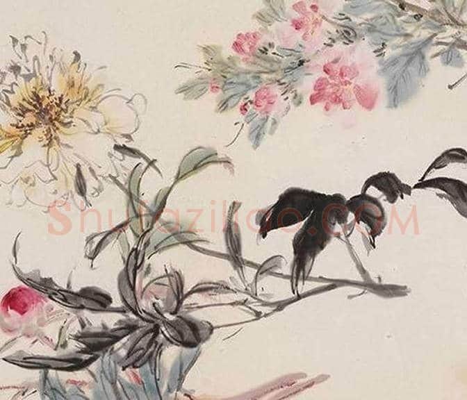 王雪涛《百卉图》中国小写意花鸟绘画巅峰之作 | 书画资料