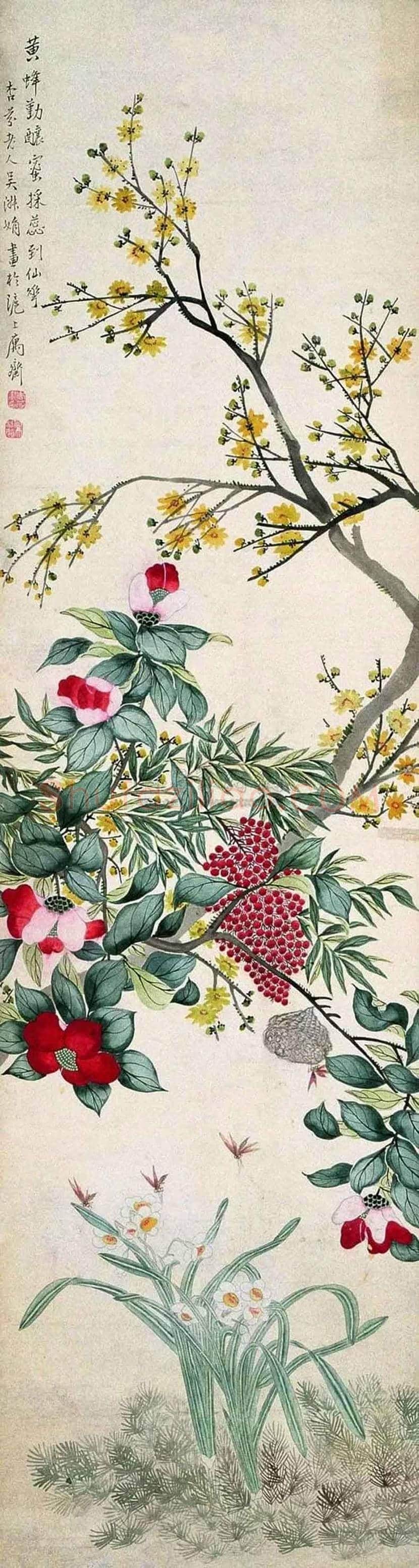 清末女画家吴淑娟作品欣赏 | 书画百科