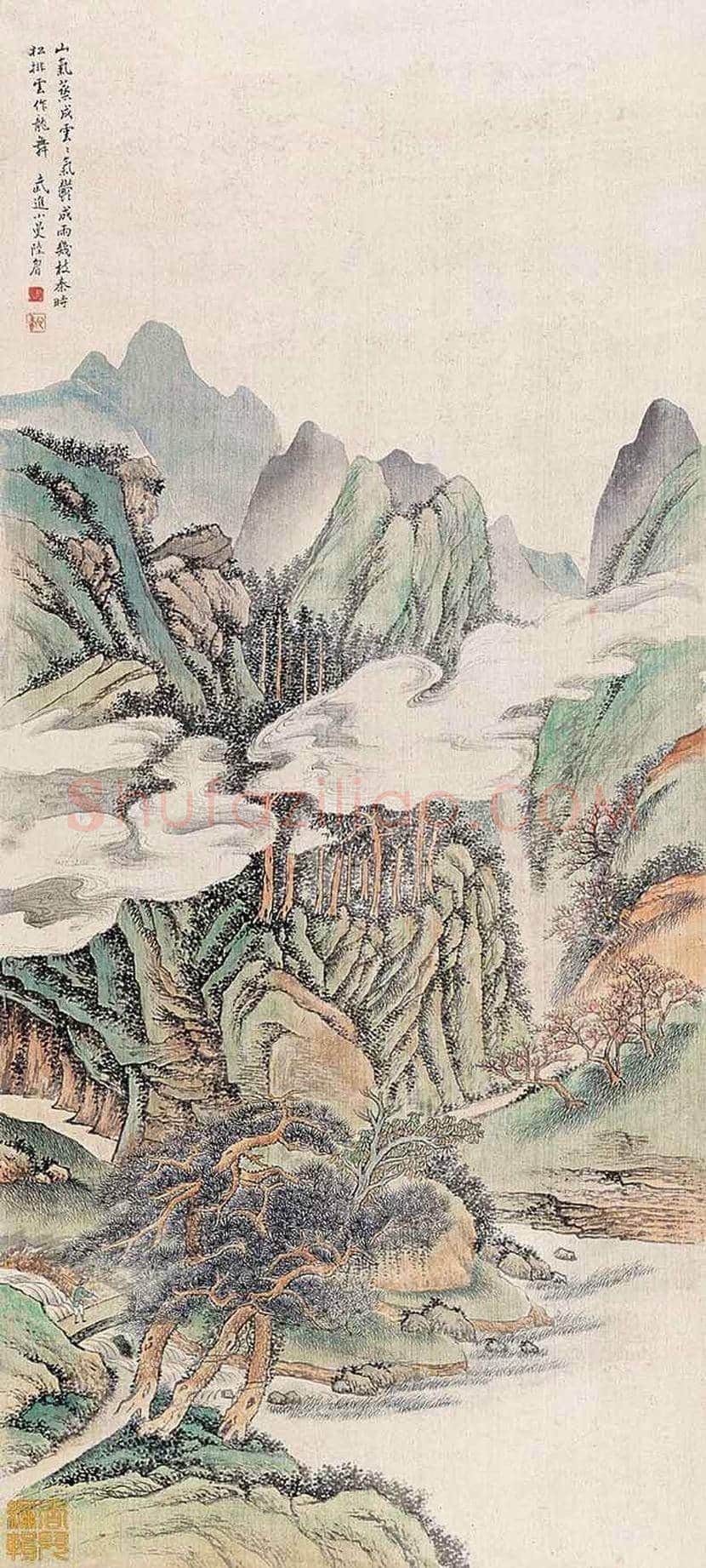 陆小曼作品欣赏 | 书画文摘