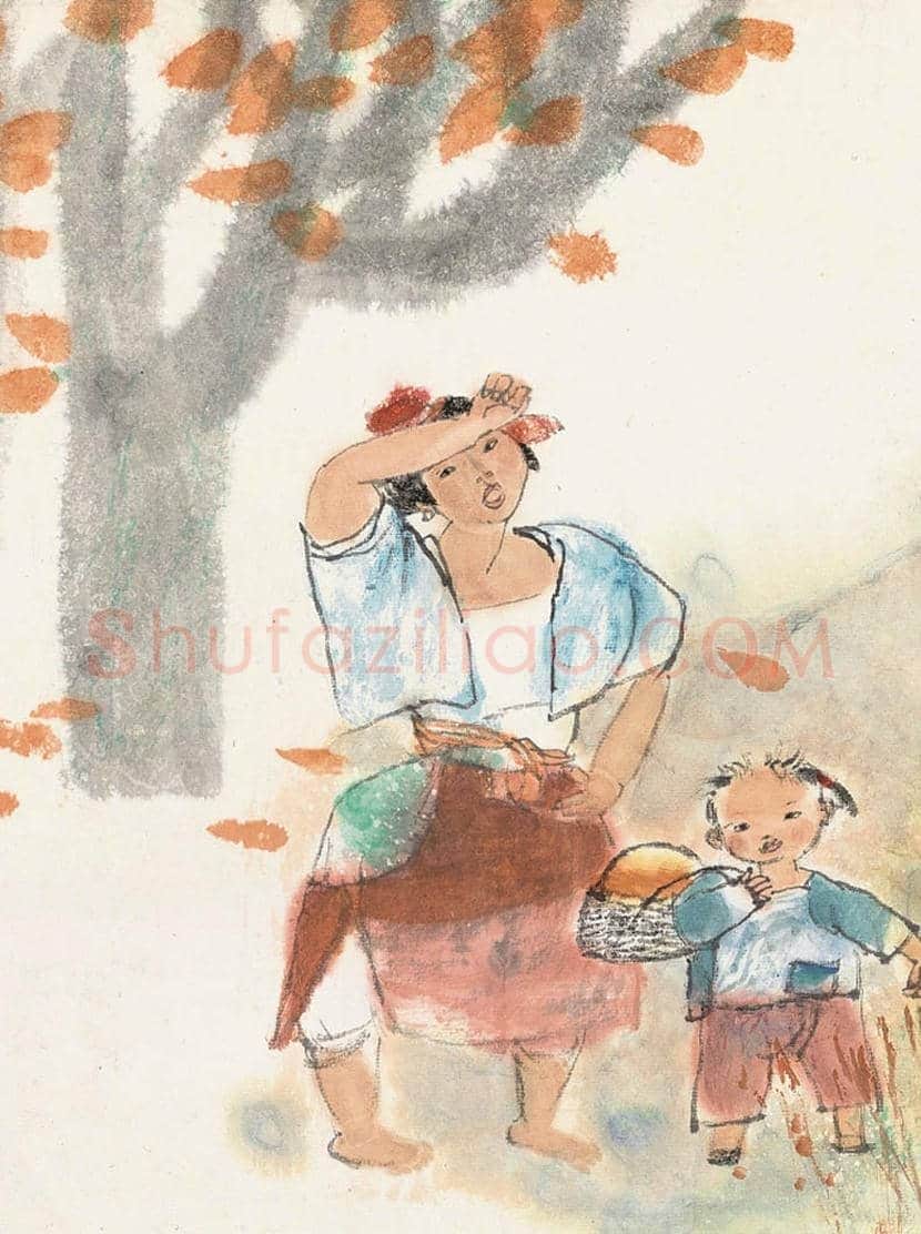 从周思聪《秋收图》来看她笔下的彝族女子 | 书画学堂