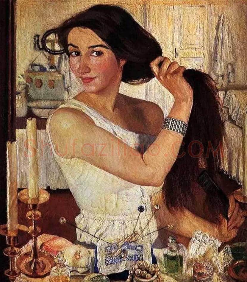 她是俄罗斯首位女画家,人美画更美! | 书画科普