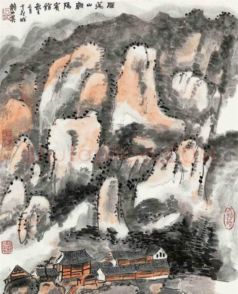 赖少其山水画作品欣赏 | 书画常识