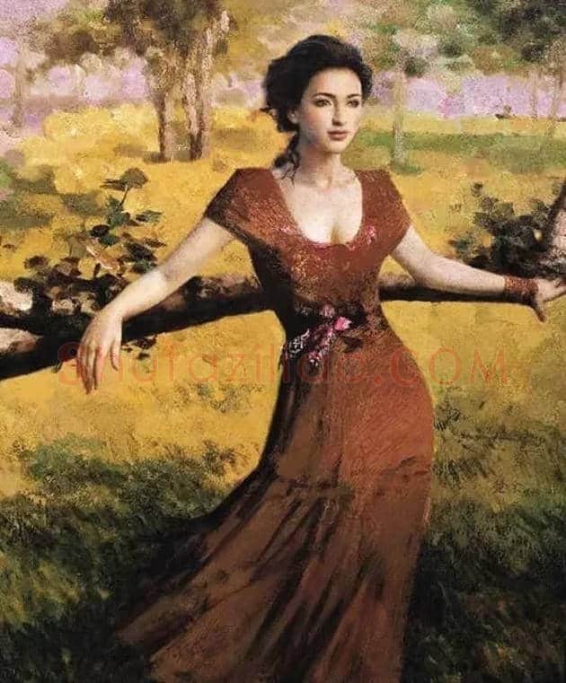 谢楚余笔下的女神们 | 书画讲解