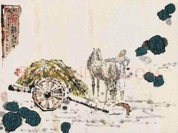 石鲁人物画图赏 | 书画讲解