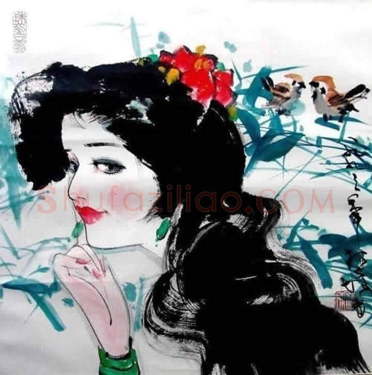 林墉精品水墨人物作品欣赏 | 书画讲解
