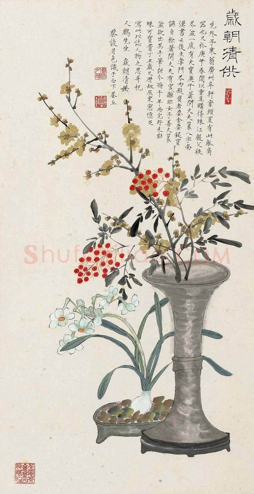 谈月色字画作品欣赏 | 书画知识