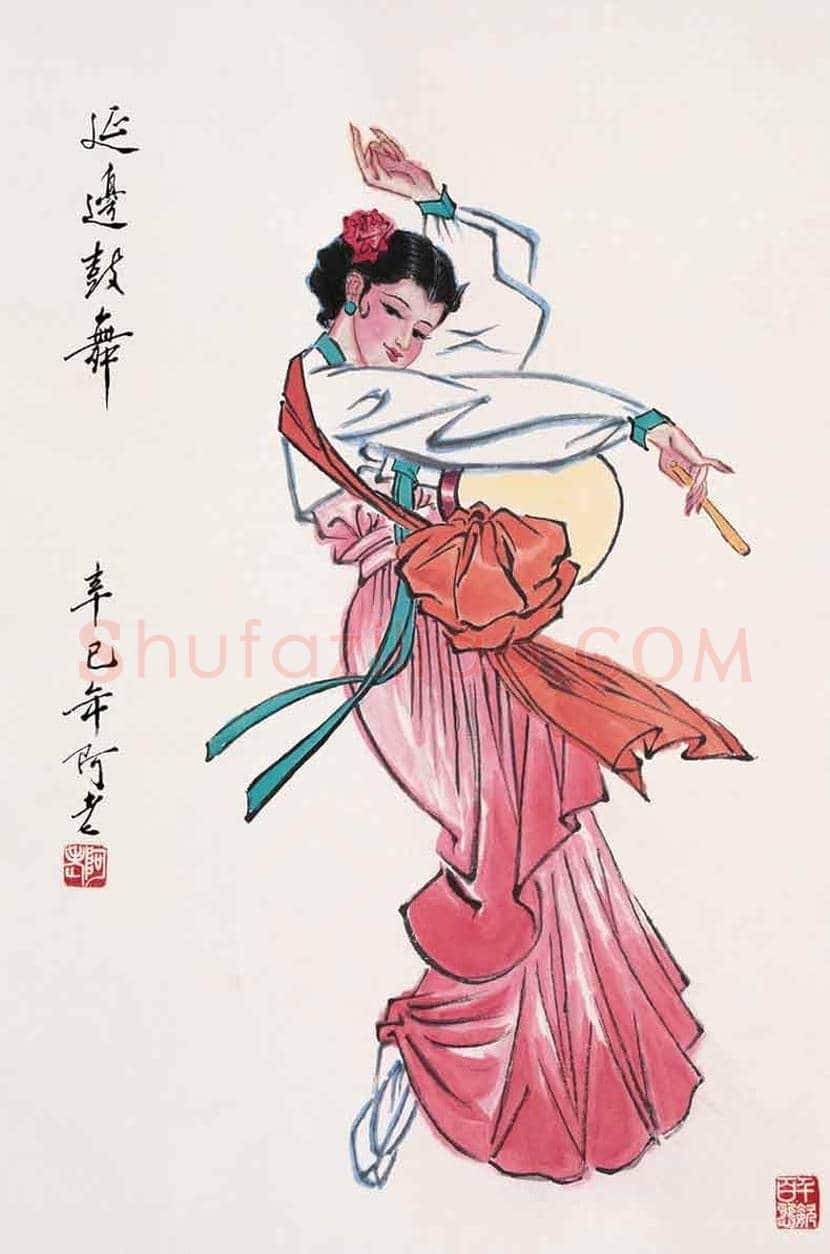 阿老人物画作品欣赏 | 书画资料