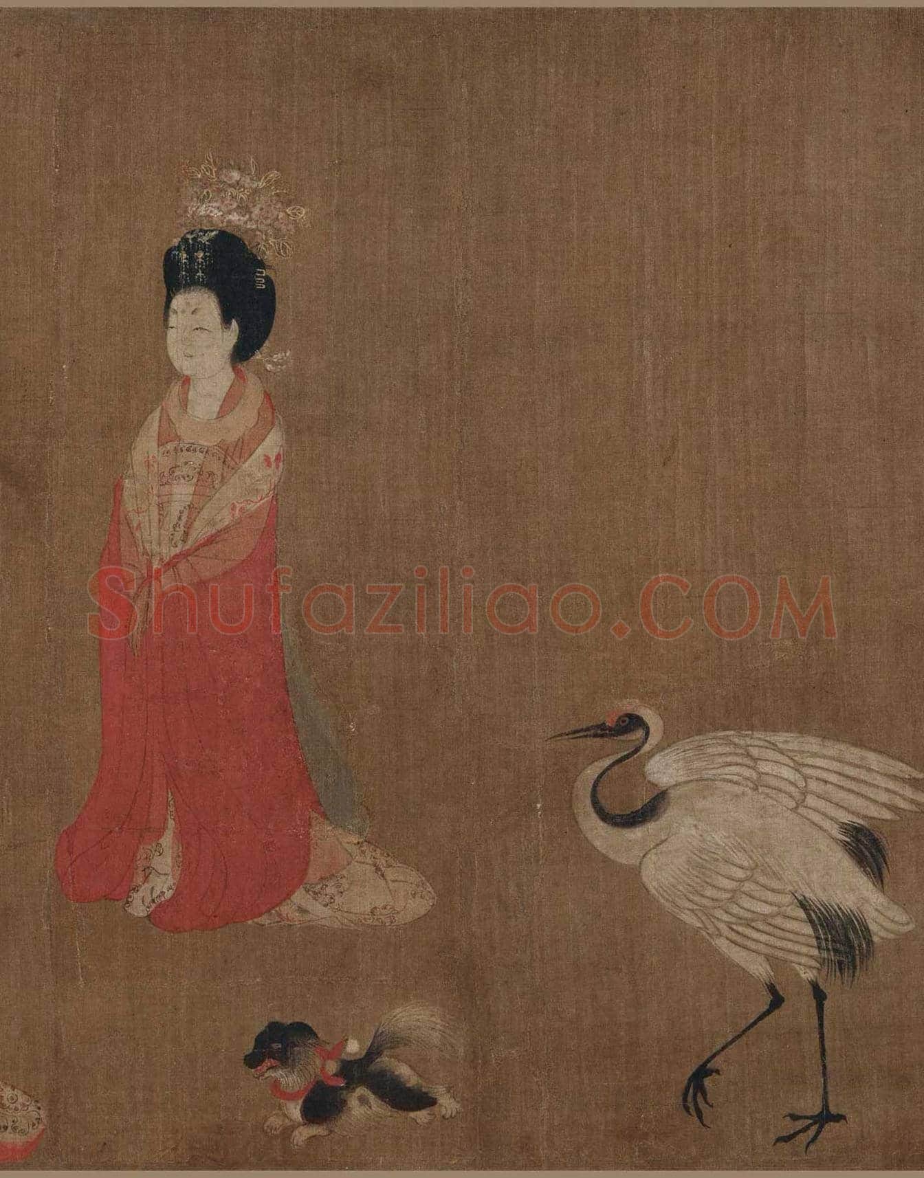 周昉《簪花仕女图》欣赏 | 著名国画欣赏