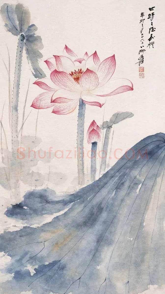 国画大师张大千的百荷图欣赏！ | 书画文摘