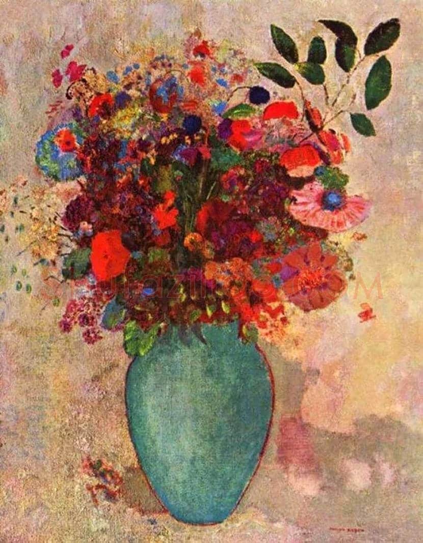 奥蒂诺·雷东的花卉作品欣赏 | 书画百科