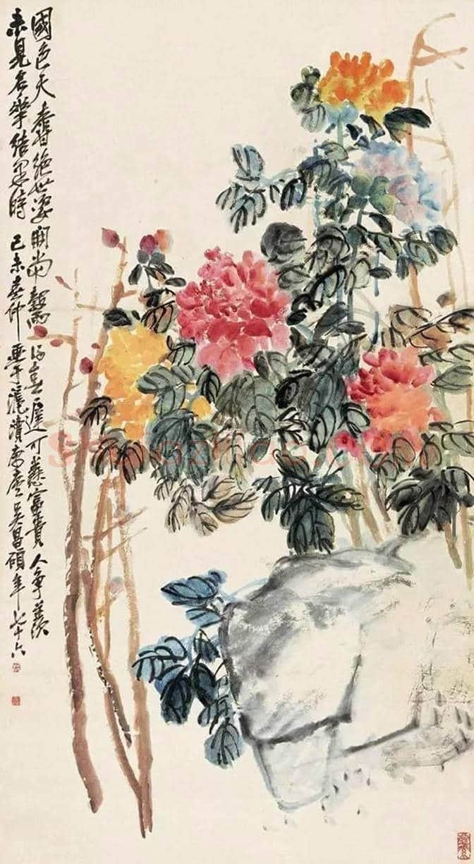 吴昌硕 | 金石入画，艳而不俗 | 书画知识
