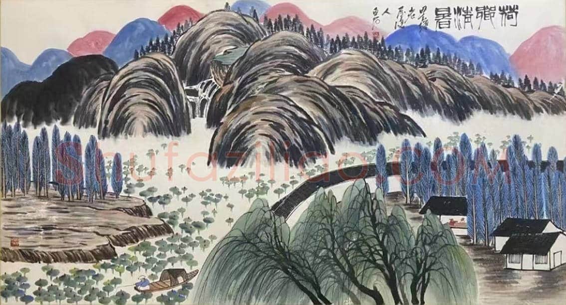 齐白石钜制《荷鄉清署》，首度面世！ | 国画鉴赏