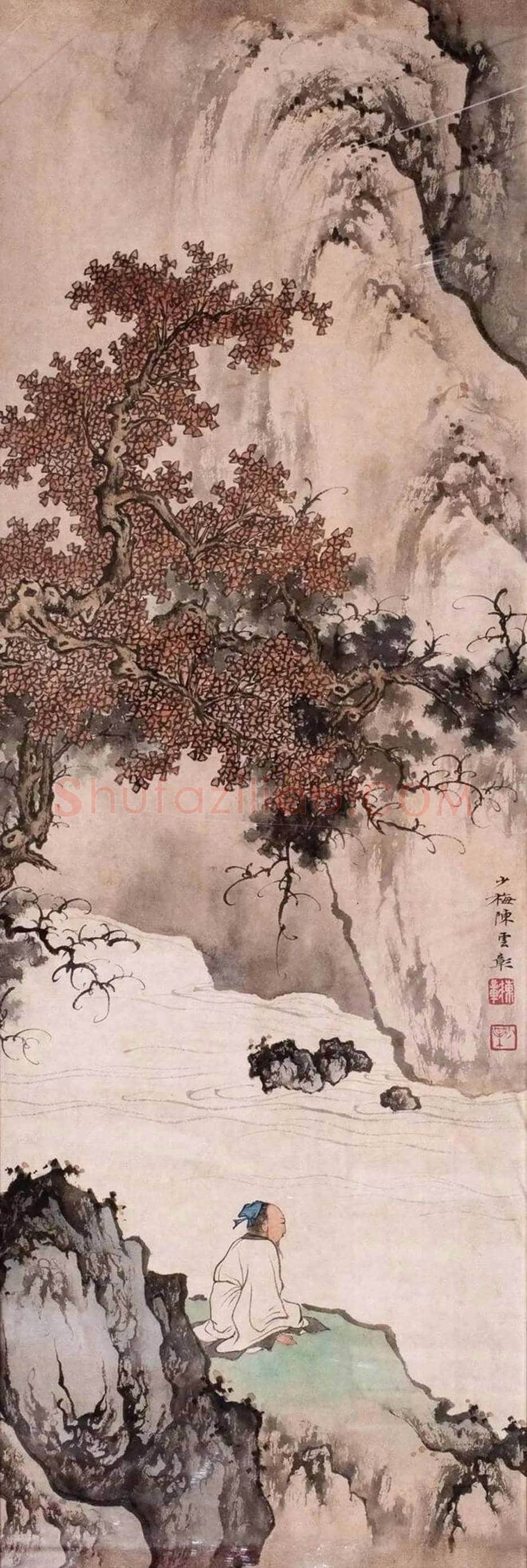 陈少梅先生的笔下四季，美到心醉！ | 书画知识
