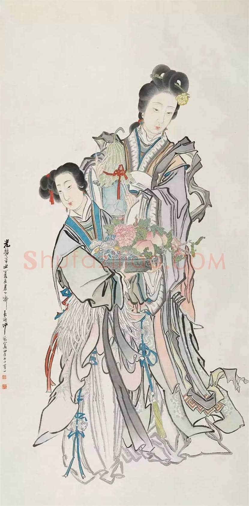 沙馥人物画欣赏 | 书画常识