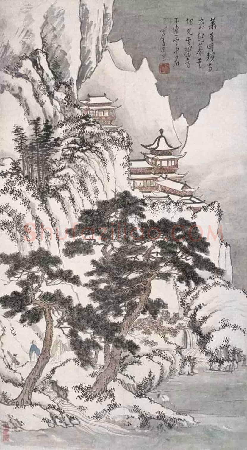 溥儒雪景山水作品欣赏 | 书画讲解