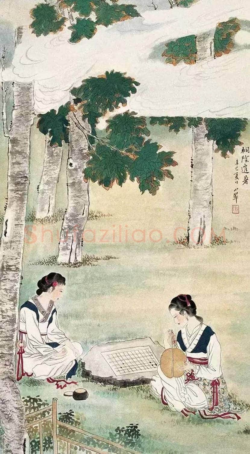 陈小翠人物作品欣赏 | 书画科普