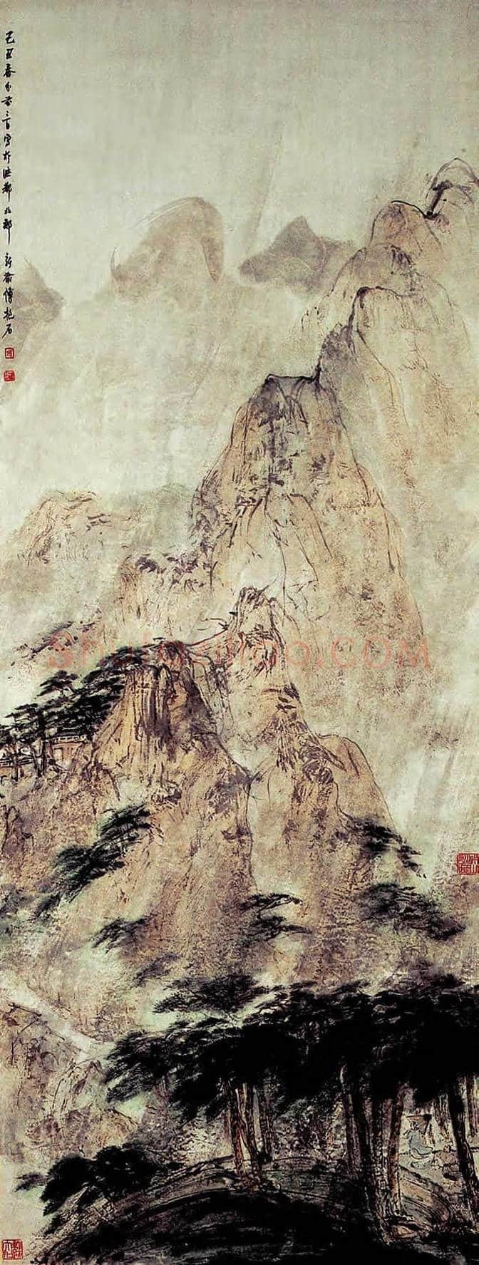 傅抱石山水画高清大图，美醉了！ | 书画科普