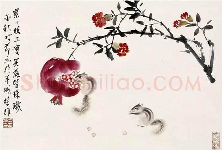 方楚雄工笔动物欣赏,很有乡土气息 | 书画资料