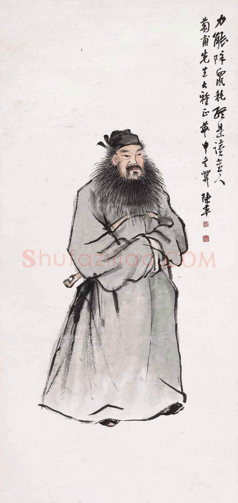 陈半丁人物画作品欣赏 | 书画百科