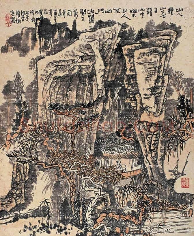 绘画奇人黄秋园作品欣赏(100幅) | 书画百科
