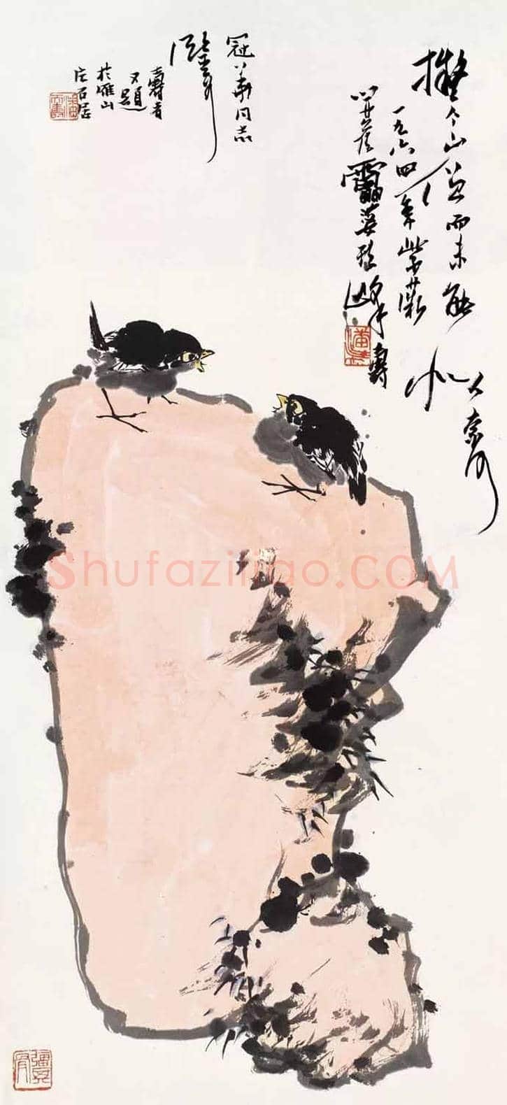 2018年潘天寿作品市场价格，值多少钱一平尺？ | 书画百科