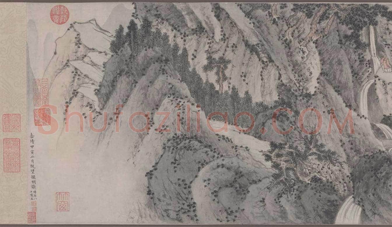 文徵明《桃源问津图》图赏 | 传世国画作品