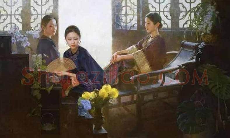 陈衍宁笔下绝美中国女性! | 书画知识
