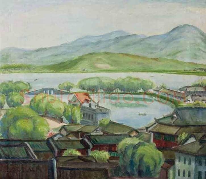 西洋画先驱陈抱一作品欣赏 | 书画学堂