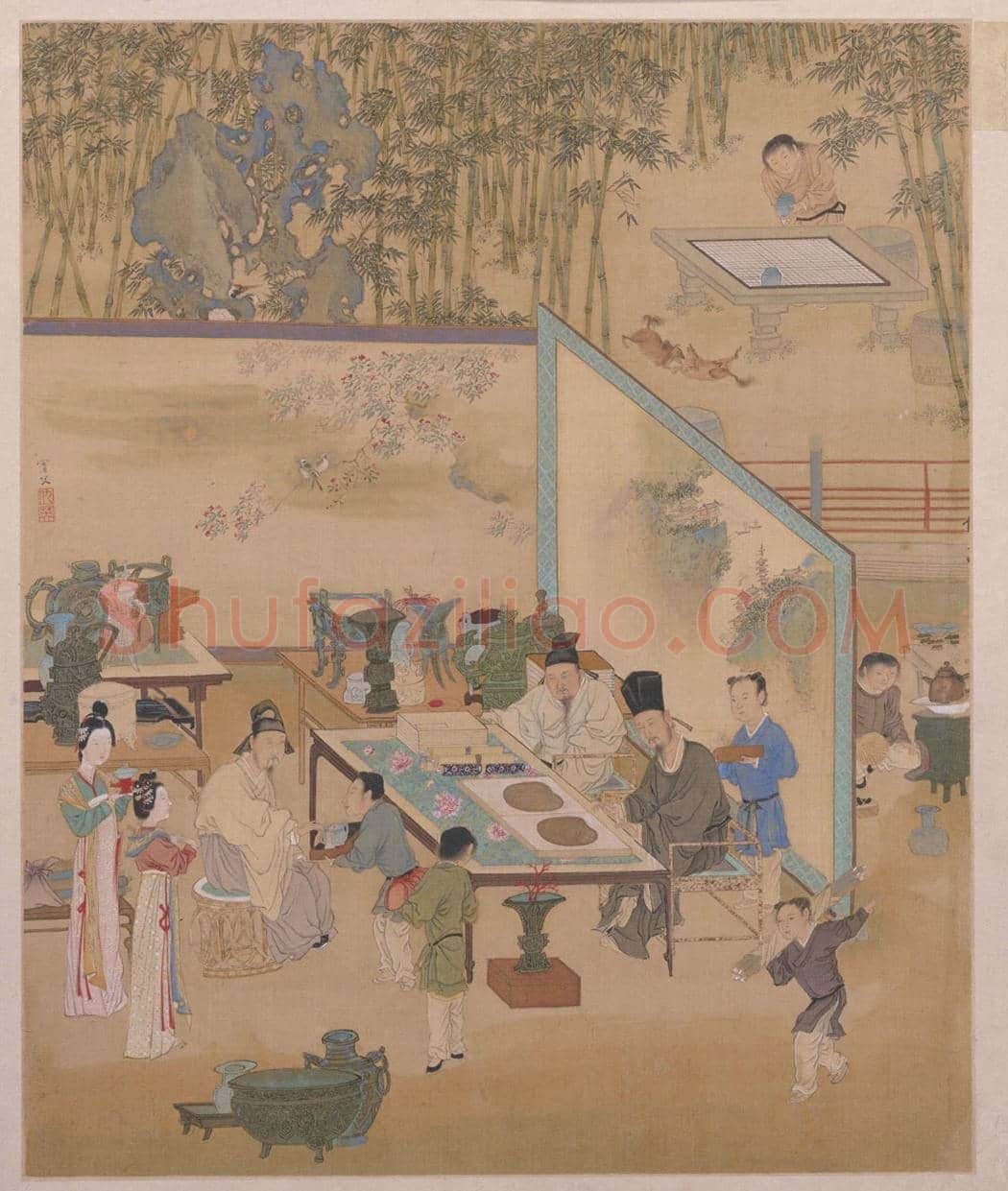 仇英《人物故事图》欣赏 | 著名国画图片