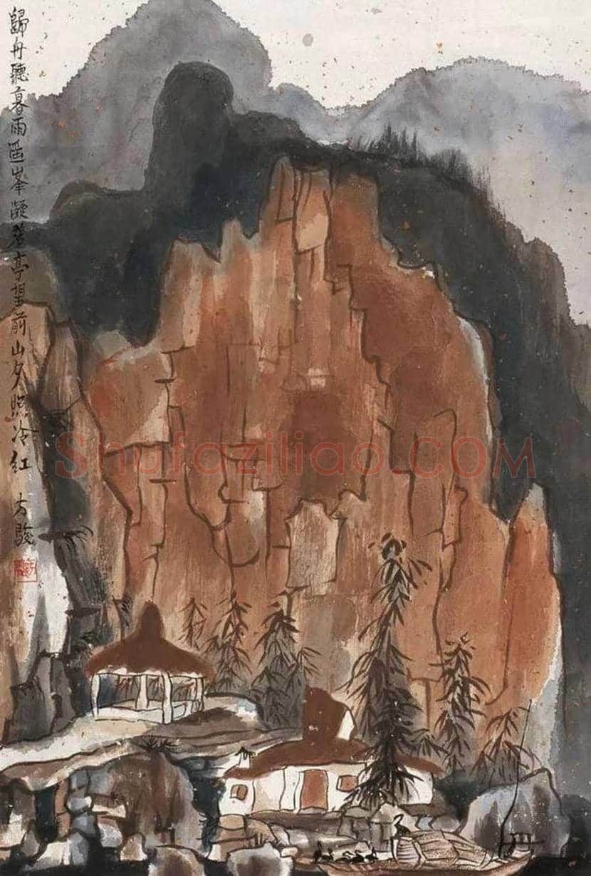 方骏山水画作品欣赏 | 书画常识