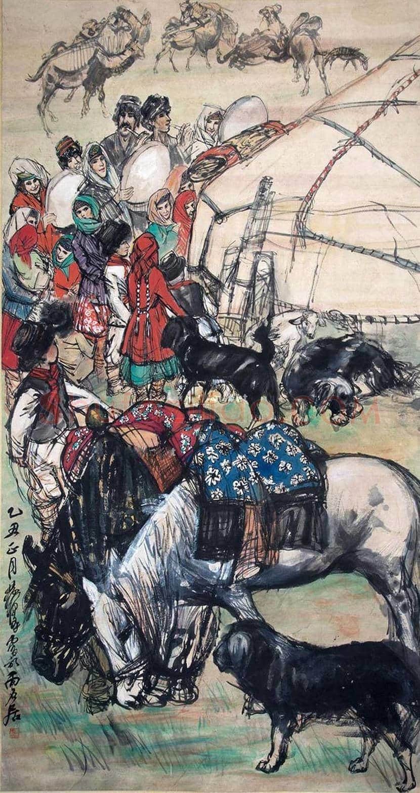 黄胄最贵作品都有哪些? | 书画文摘