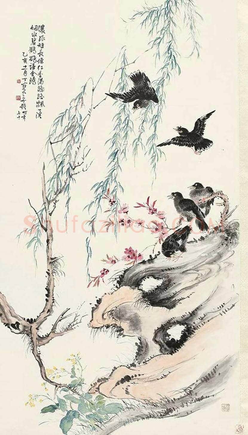 丁宝书花鸟画作品欣赏 | 书画科普