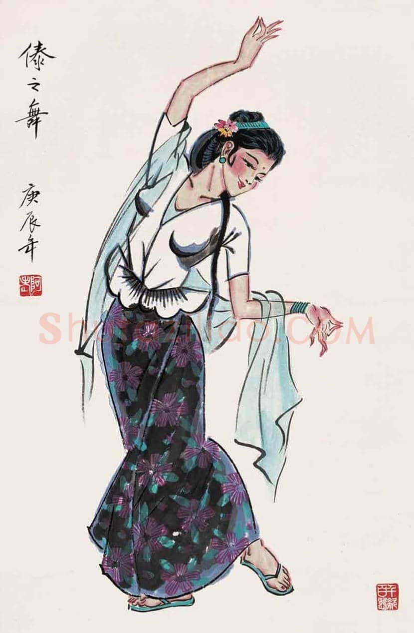 阿老人物画作品欣赏 | 书画资料